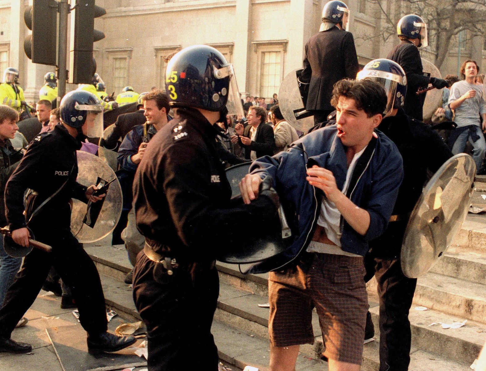 Letwin was the genius who dreamed upthe poll tax, that theoretically pure but hopelessly impractical local-tax policy that toppled Mrs Thatcher and managed to get the normally placid British people to riot in Trafalgar Square