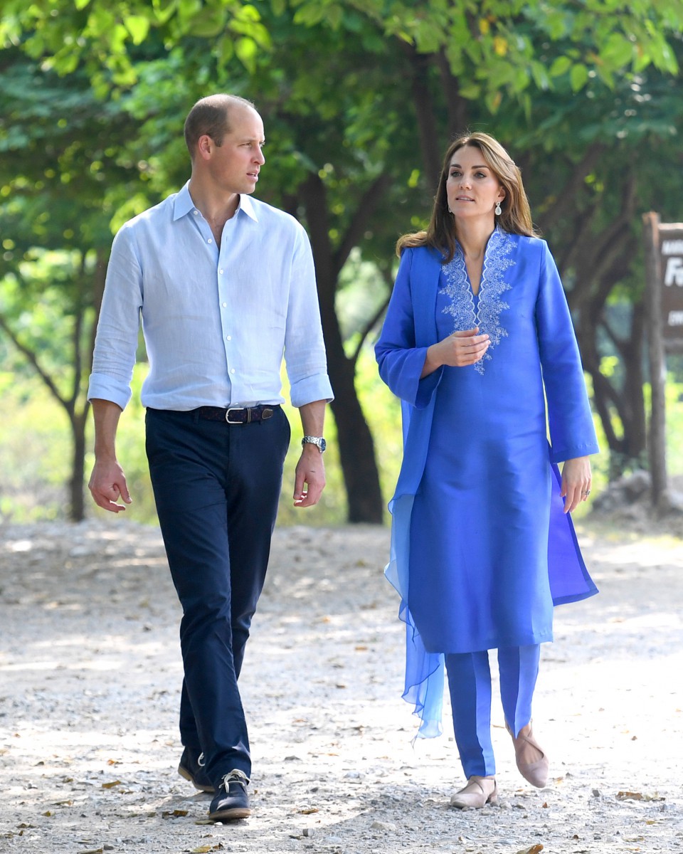 The Duchess of Cambridge's outfit was designed by Maher Khan