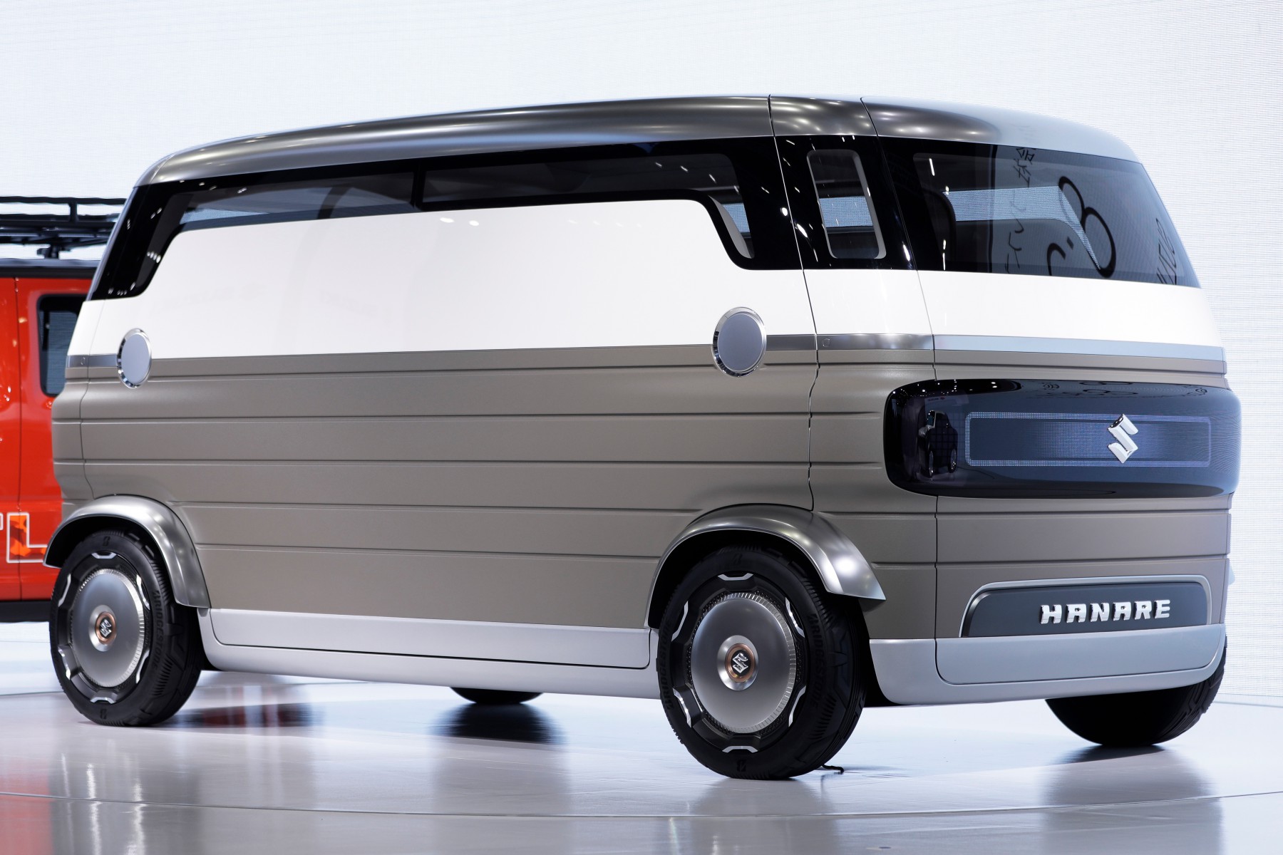 Hanare is a self-driving hippy van with no steering wheel