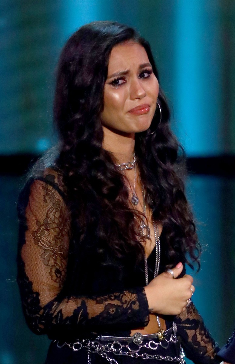 Olivia Olson broke down on stage after finding out she would also be going home