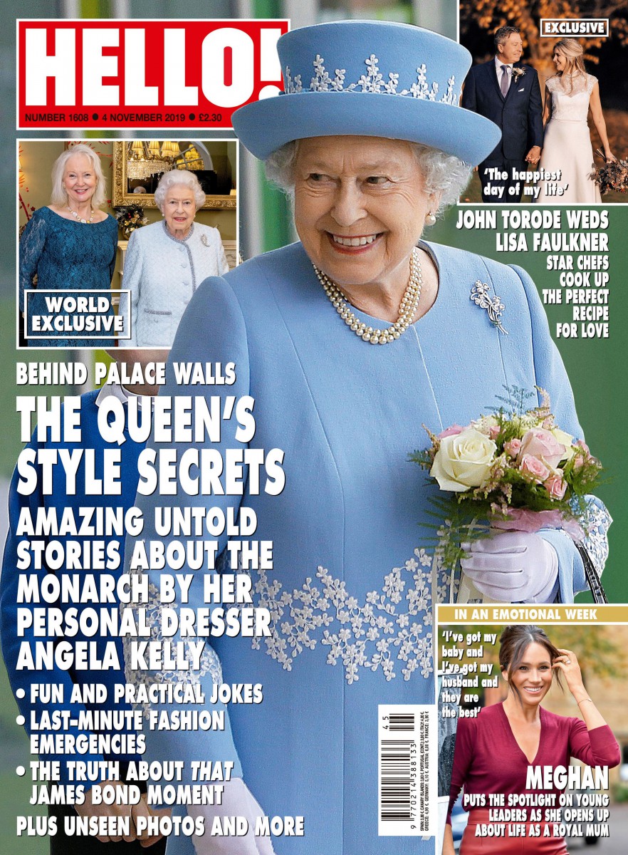 Angela Kelly's revelation is made in new book The Other Side Of The Coin: The Queen, The Dresser and The Wardrobe  being serialised in Hello! magazine