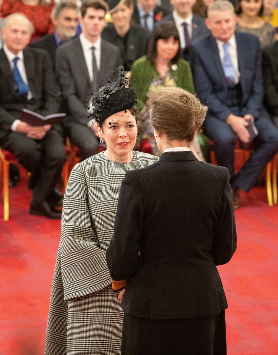 The actress received the honour under her real name Sarah Sinclair