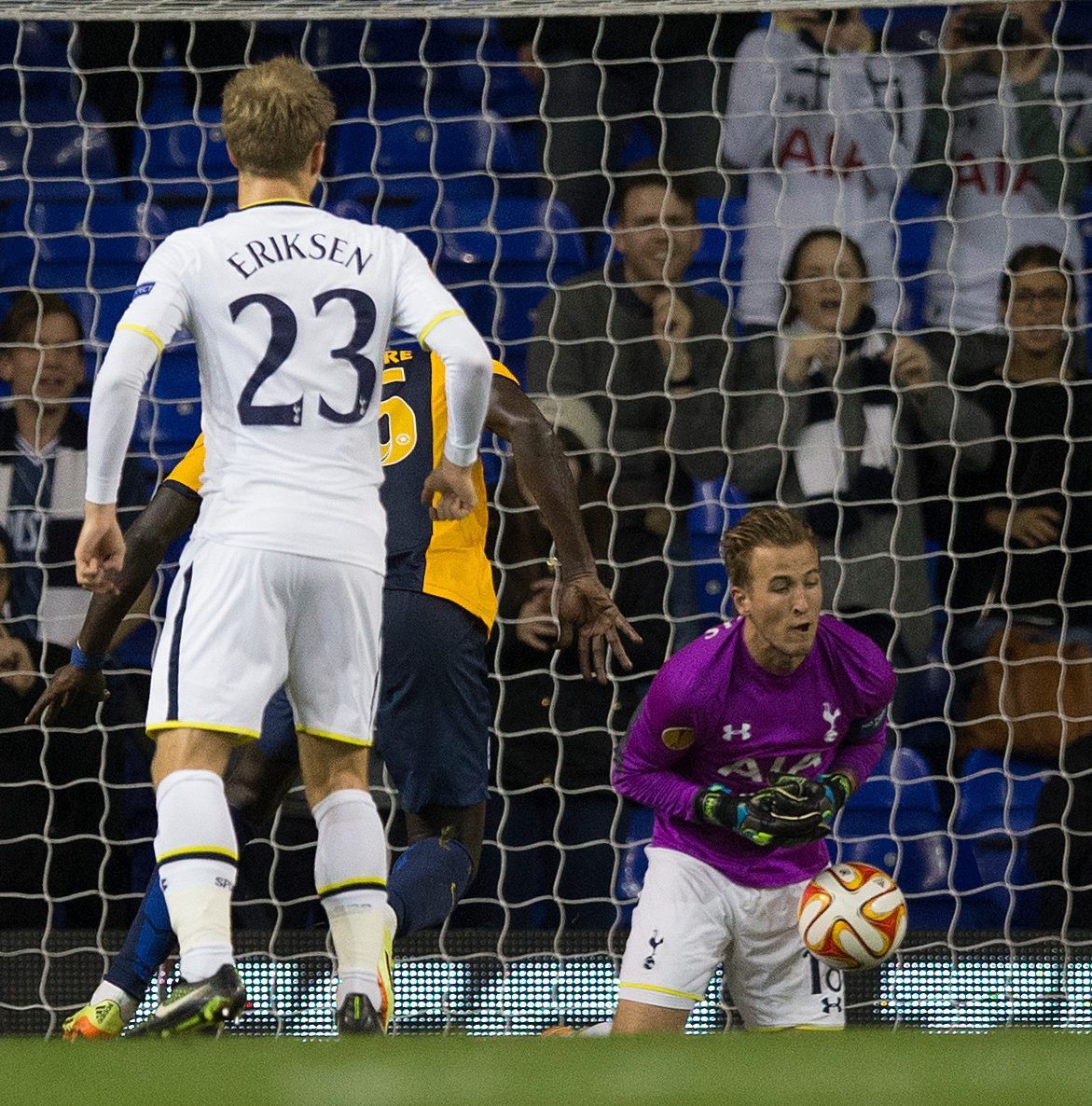 Harry Kane scored a hat-trick, then went in goal and spilled a free kick