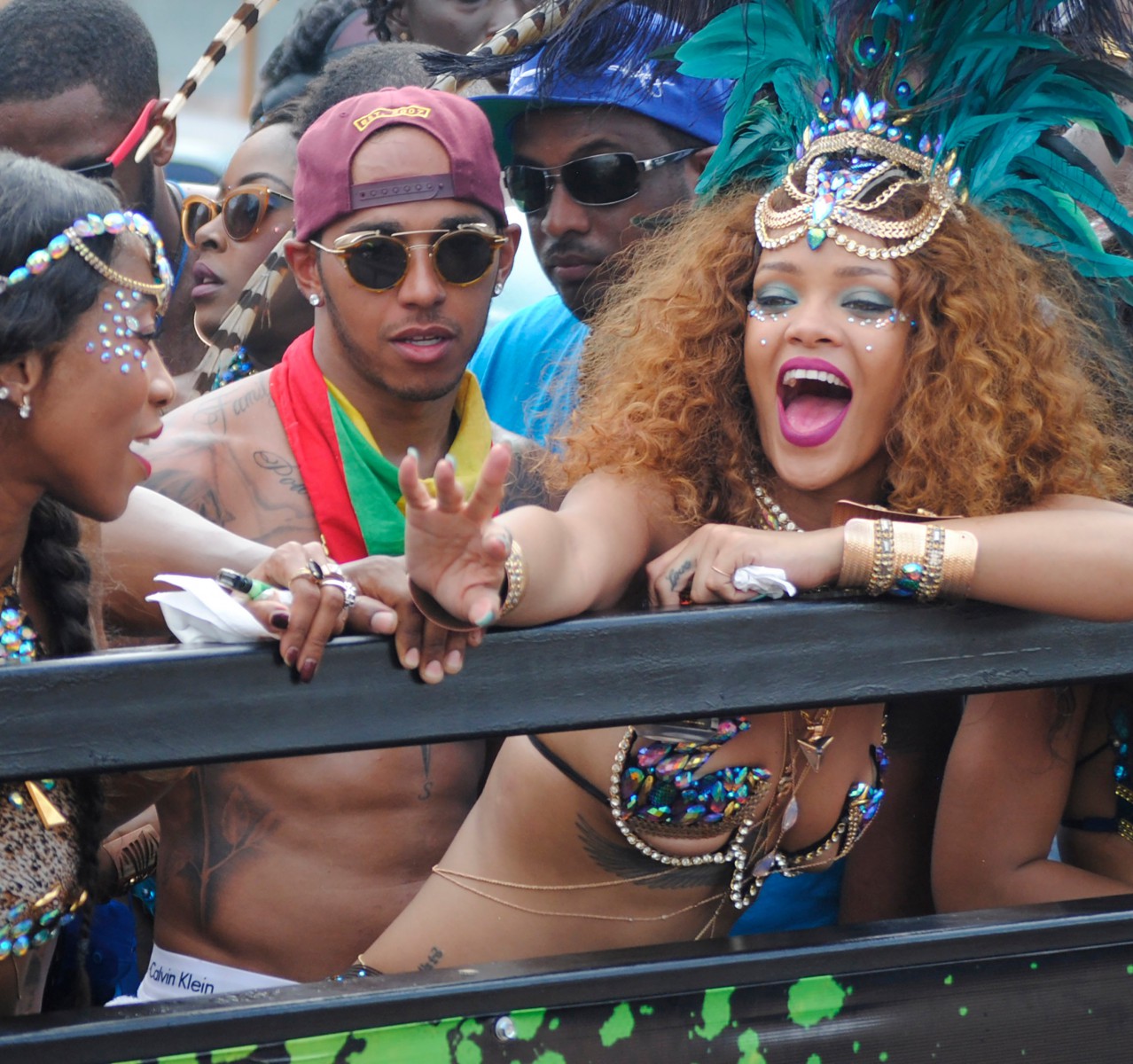 The pair even went to Barbados together to enjoy a carnival