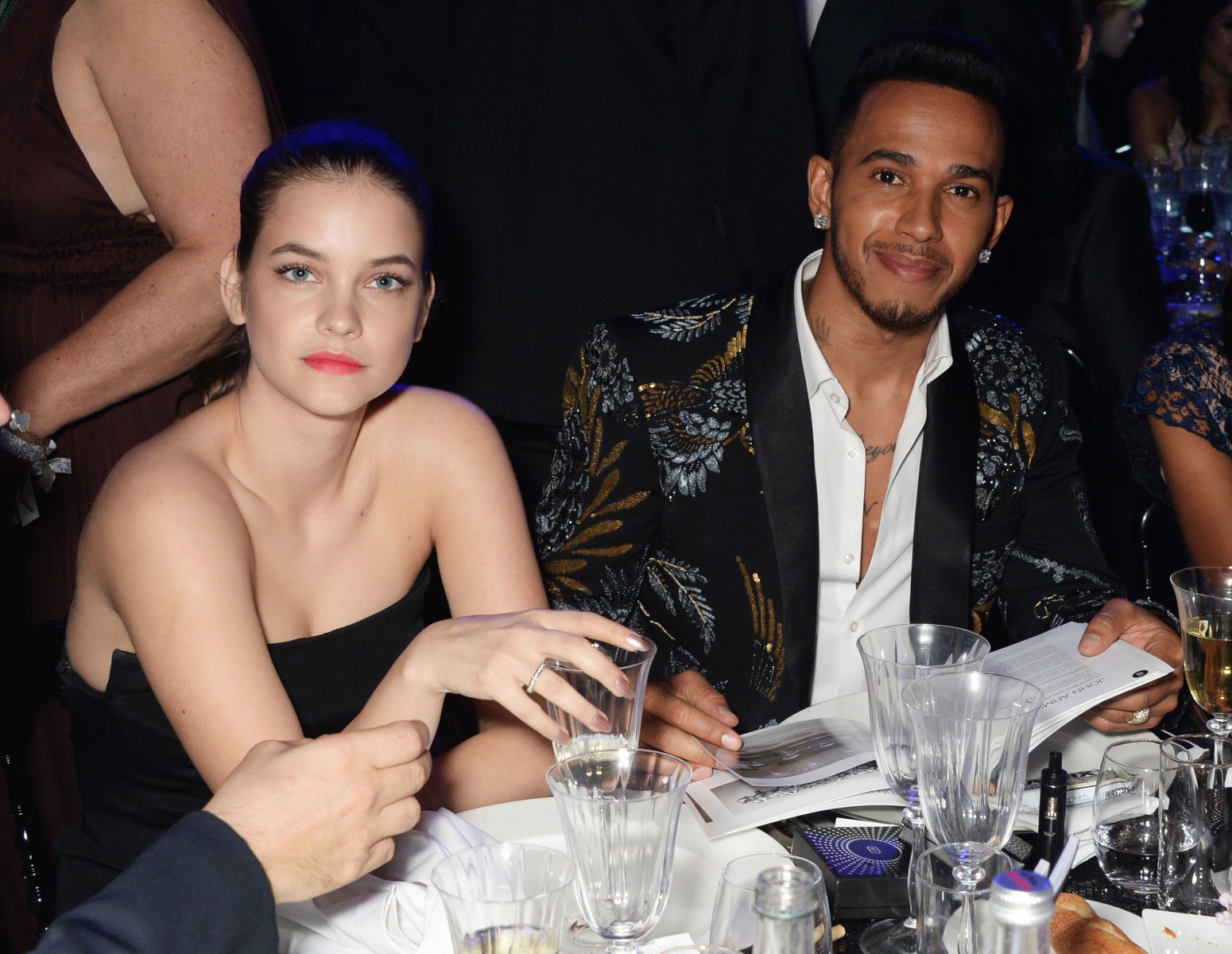 Palvin and Hamilton were seen looking cosy at various events