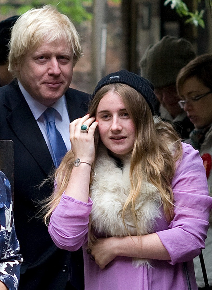 Boris with his eldest daughter Lara