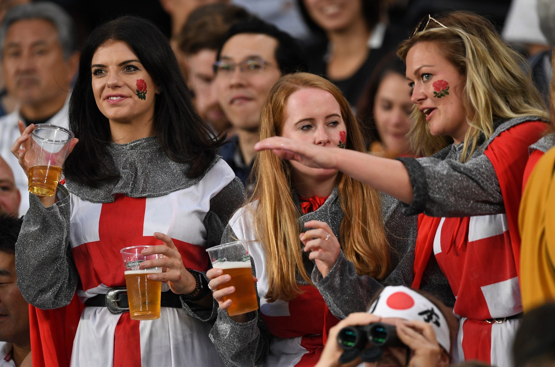 Supporters will start getting in the mood from as early as 7am  hoping England can put one over South Africa in the 9am kick-off in Japan
