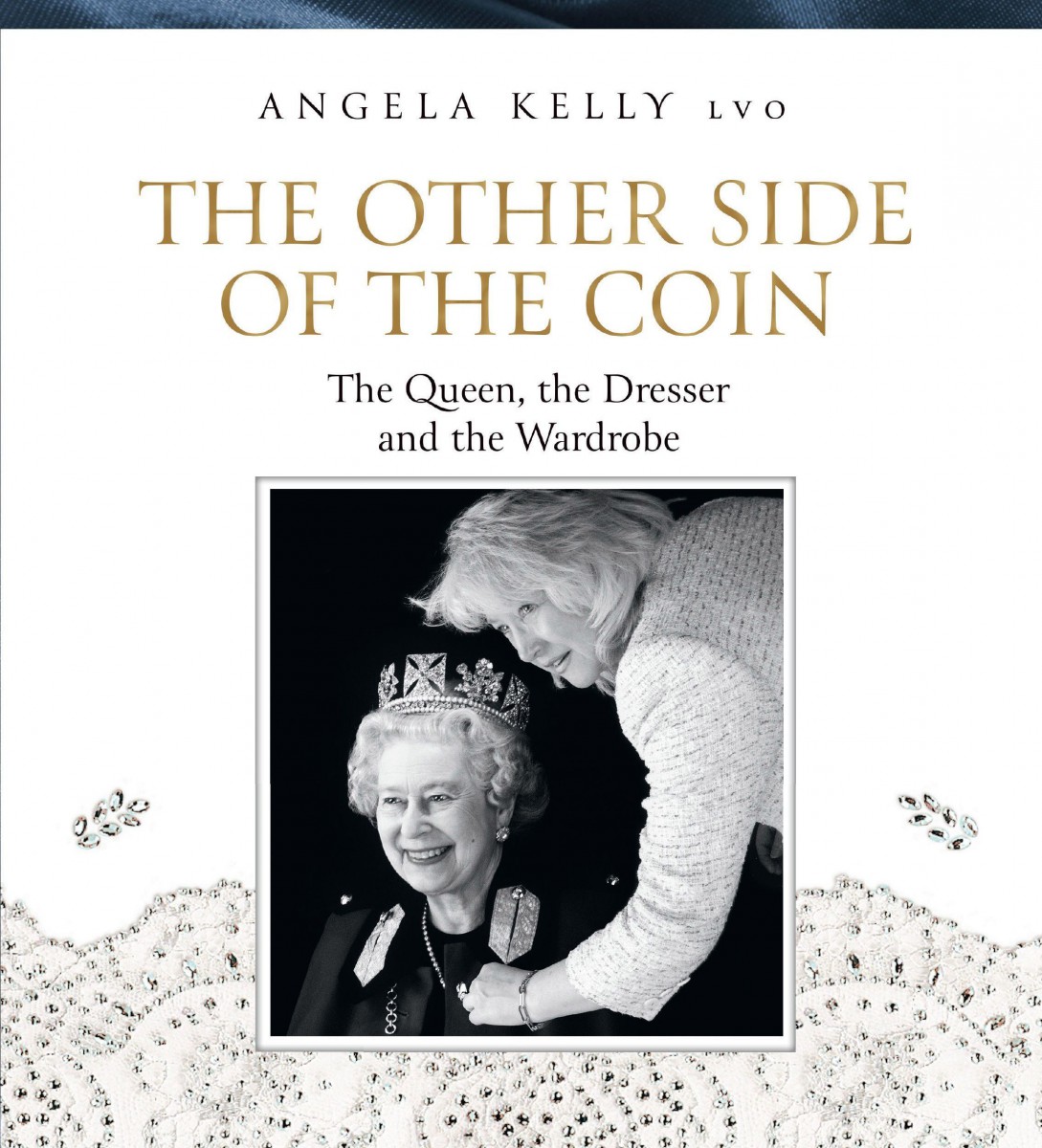 Angela Kellys previous Book, The Other Side Of The Coin caused controversy over a picture of the Queen relaxing on a day bed