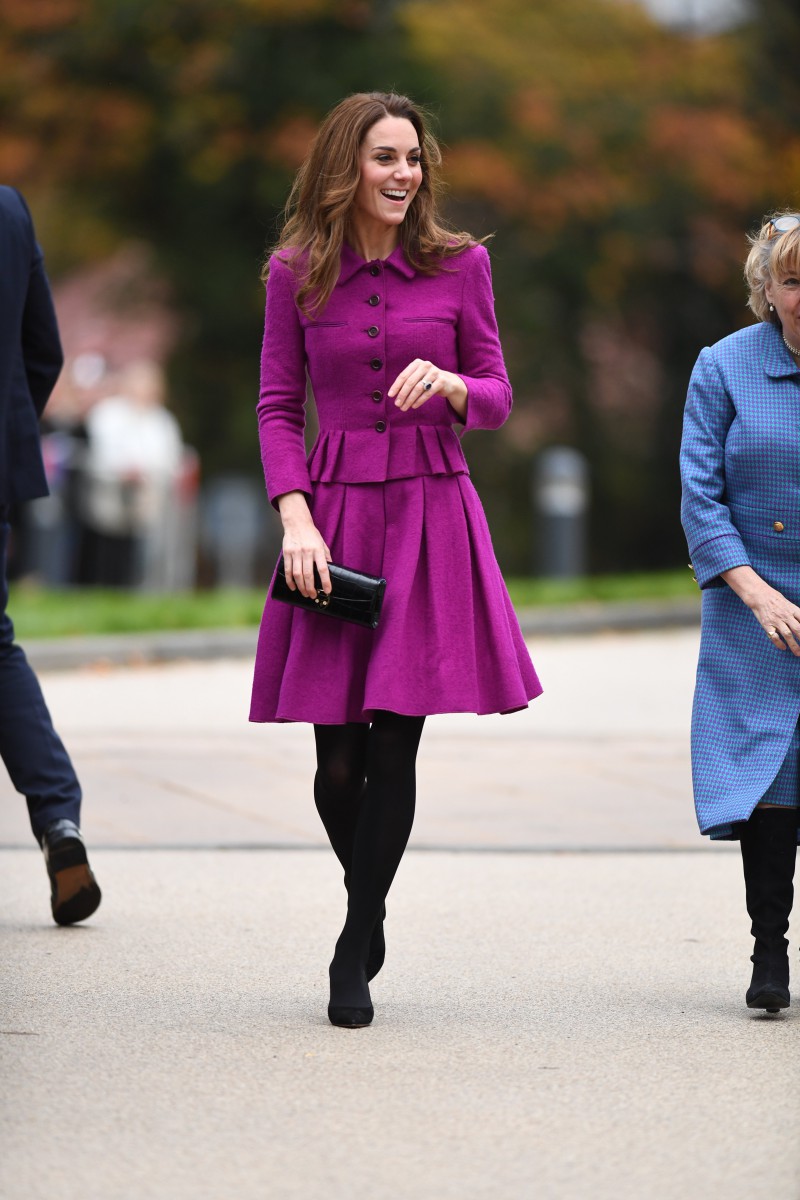 Kate Middleton arrives to officially open the children's hospice