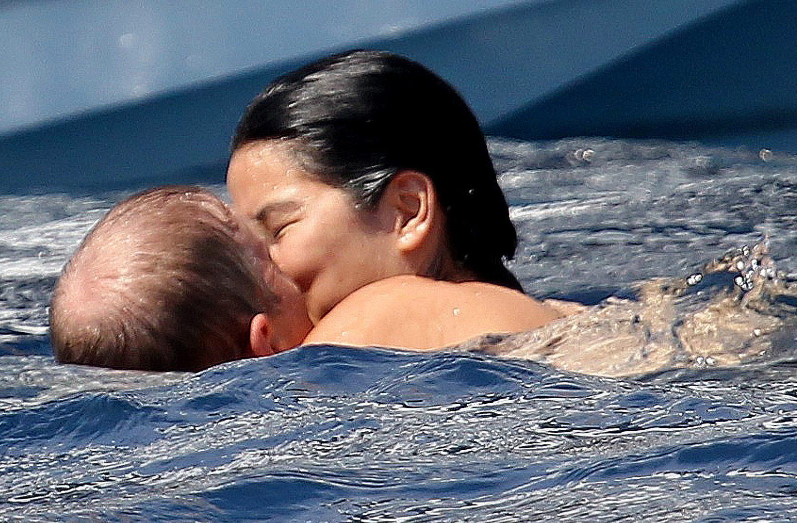 The Prince was spotted kissing a woman in the sea on a Corsica yacht holiday in 2011