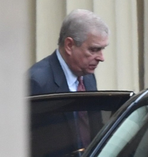 The prince looked downtrodden as he arrived at Buckingham Palace
