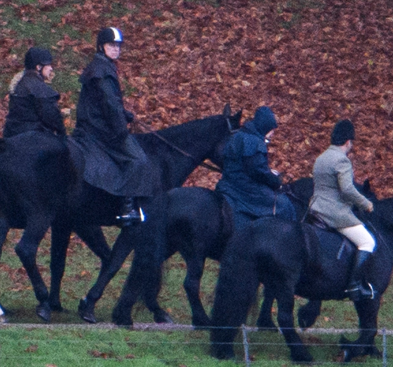 Prince Andrew went on a horse ride with the Queen after being sacked