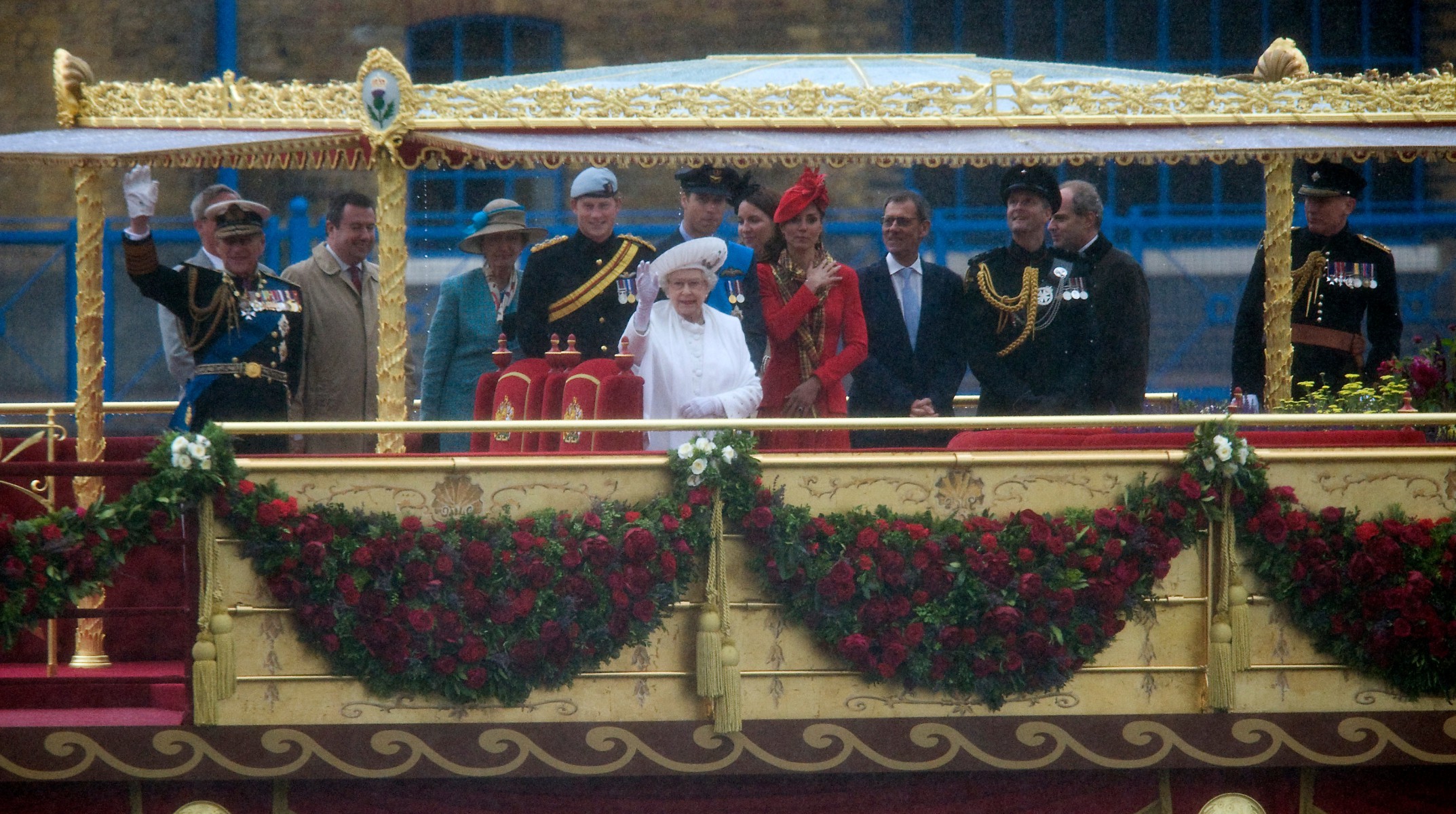 The Queen celebrated 60 years on the throne at her Diamond Jubilee