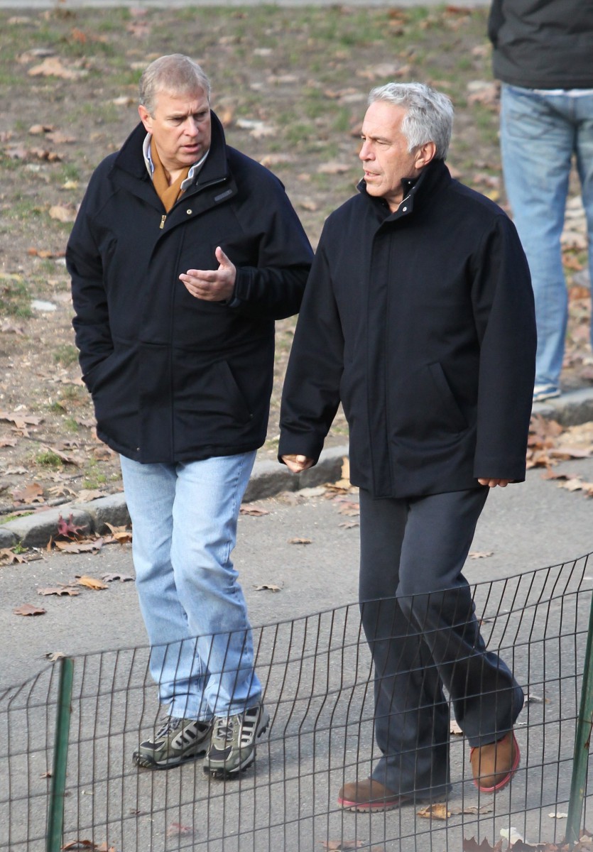 Prince Andrew, pictured with Jeffrey Epstein in New York
