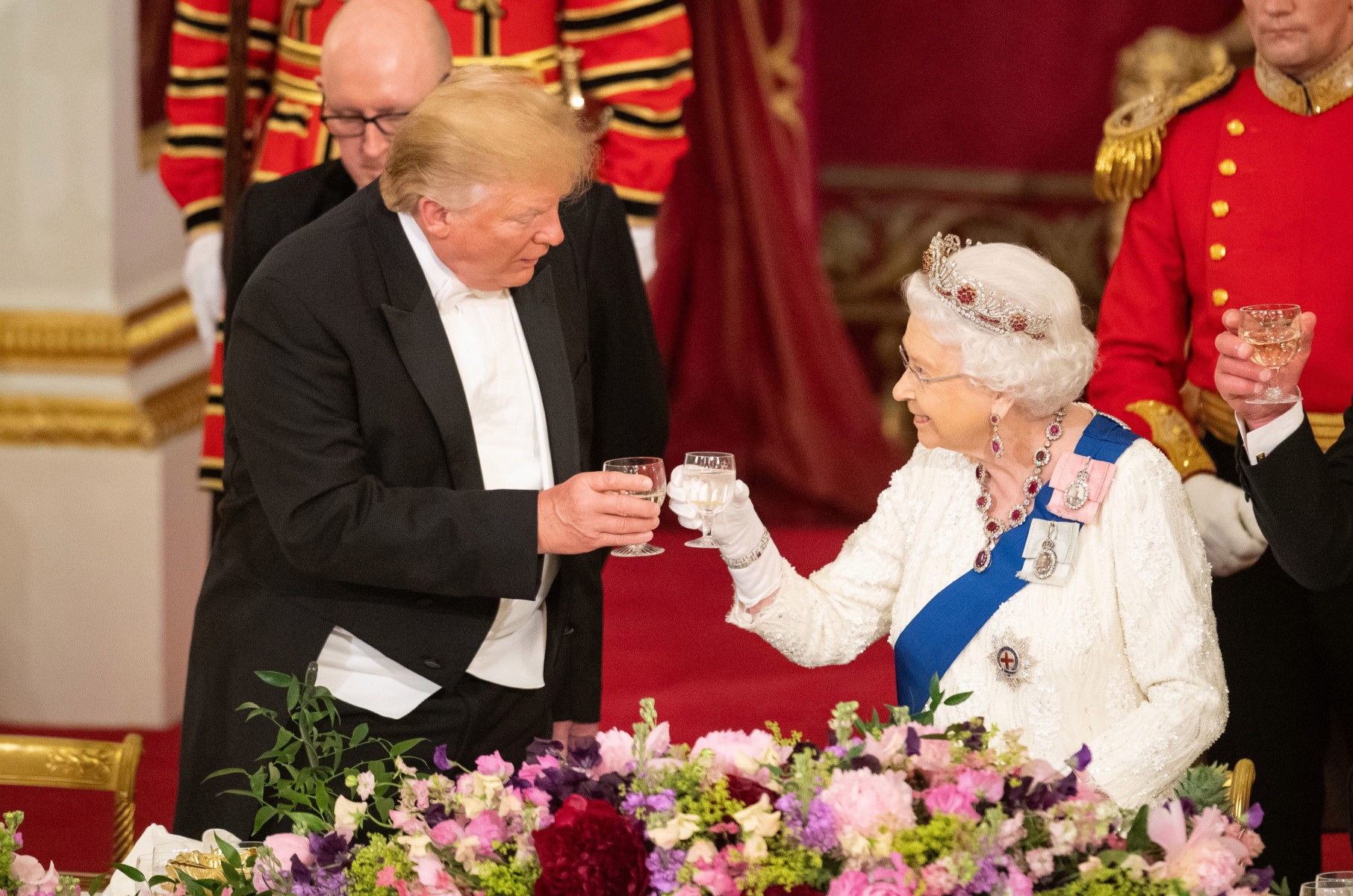 The Queen hosted US President Donald Trump during a state visit earlier in the summer