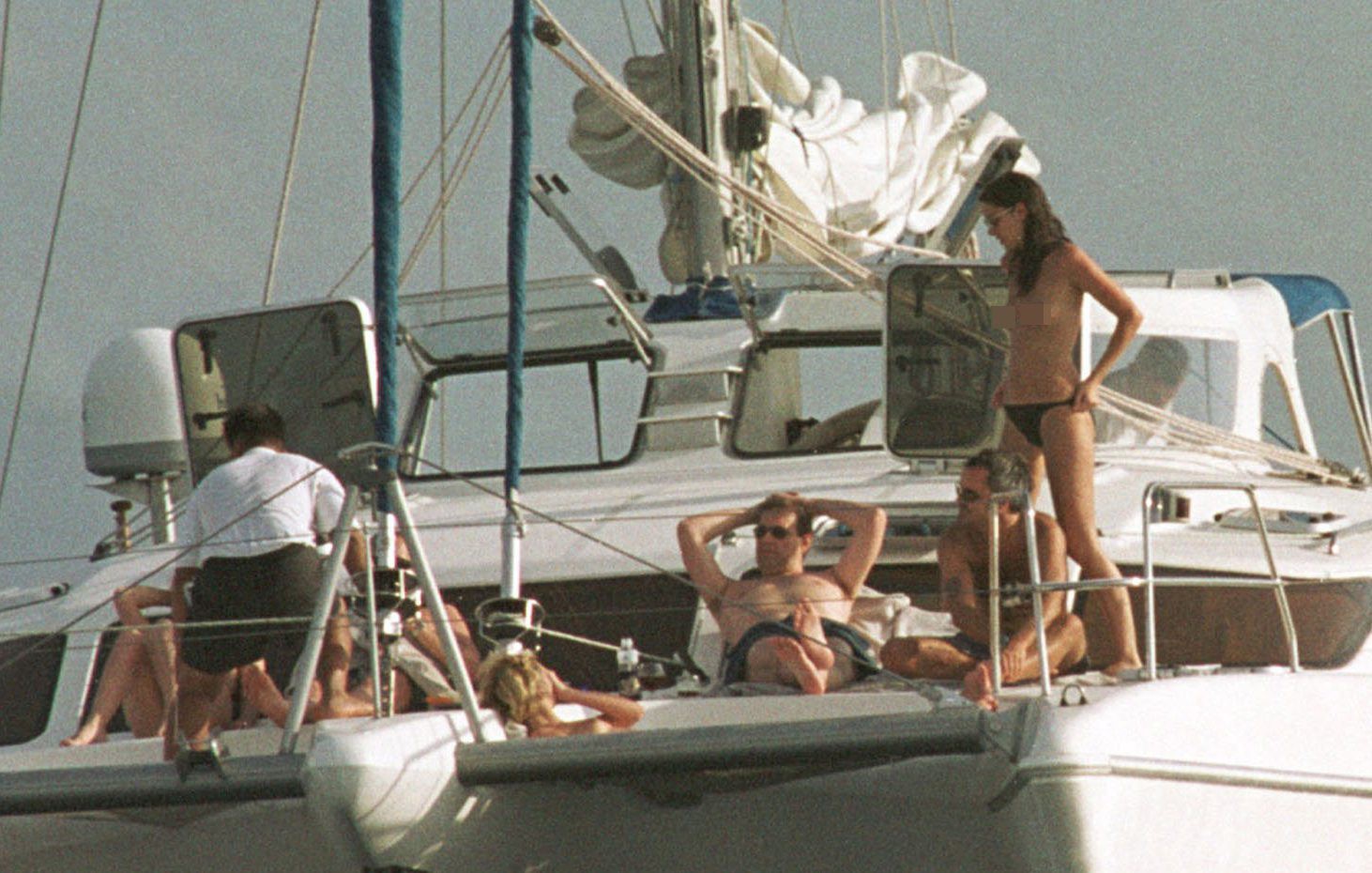 It is understood Prince Andrew was on a trip off Thailand organised by pal Mr Eliasch when he was photographed on a yacht in 2001