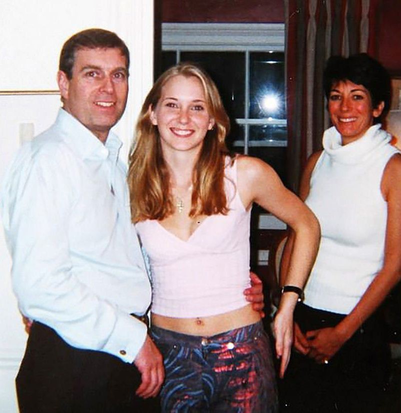 The past year was full of scandal for Prince Andrew, pictured with Virginia Roberts and Ghislaine Maxwell in 2001