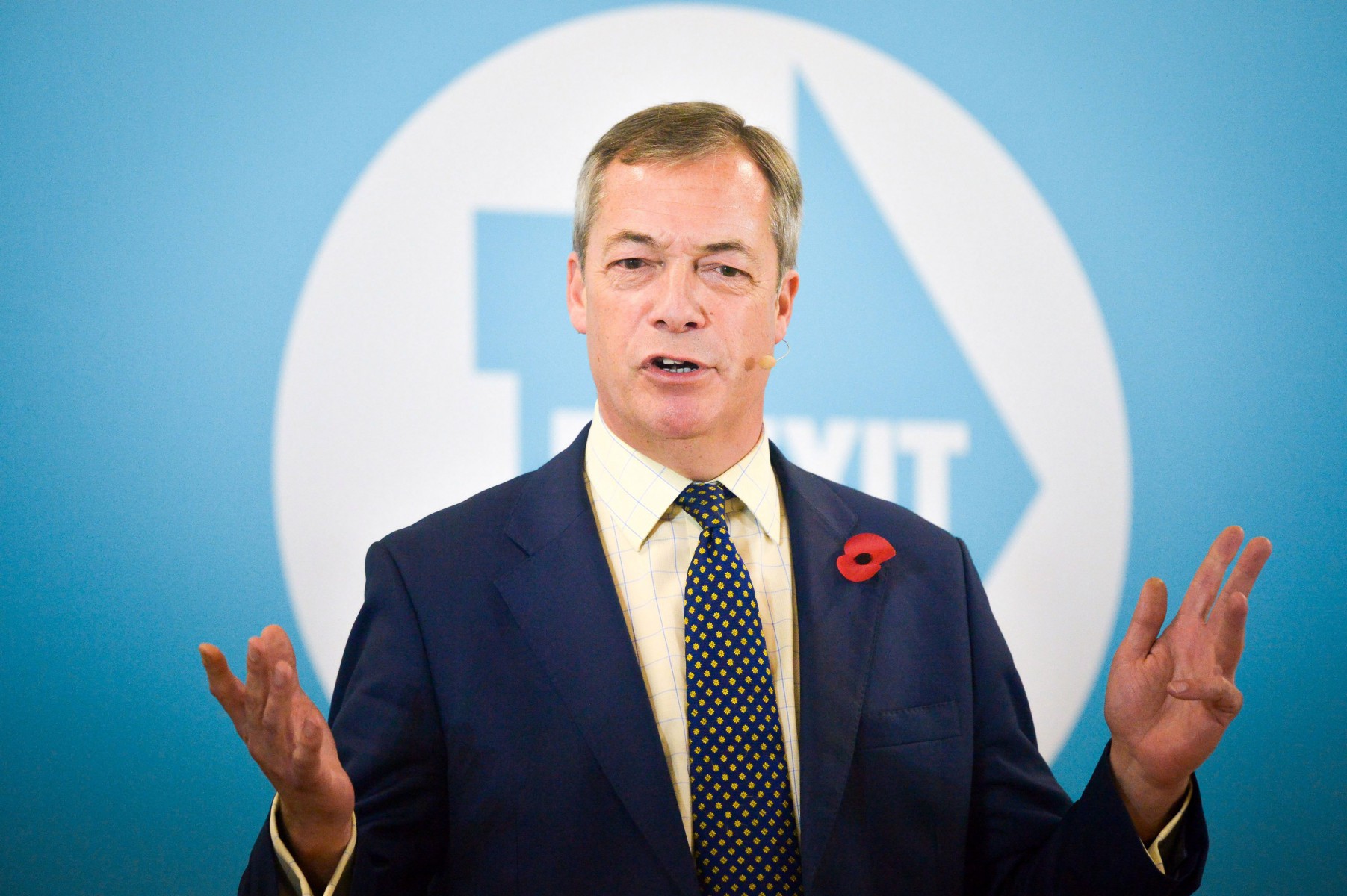 Nigel Farage was the third most popular leader to date