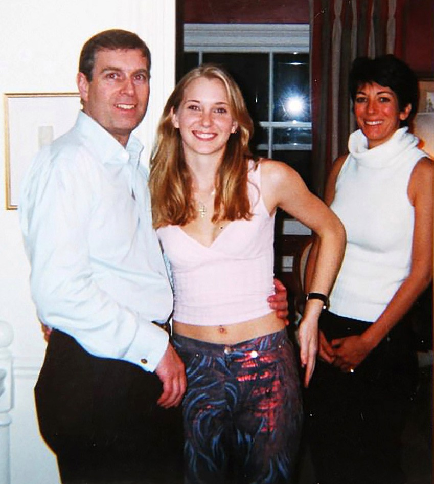 Maxwell has told pals the picture of her with Prince Andrew and Virginia Roberts may have been doctored