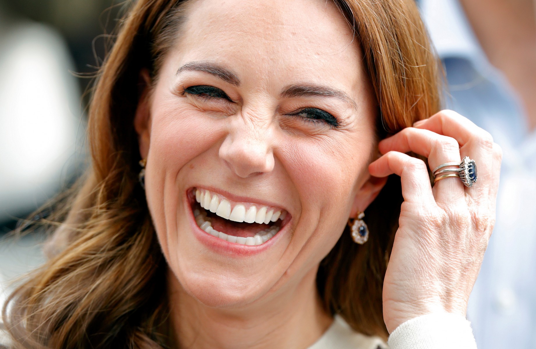 The Duchess of Cambridge actually wears three rings