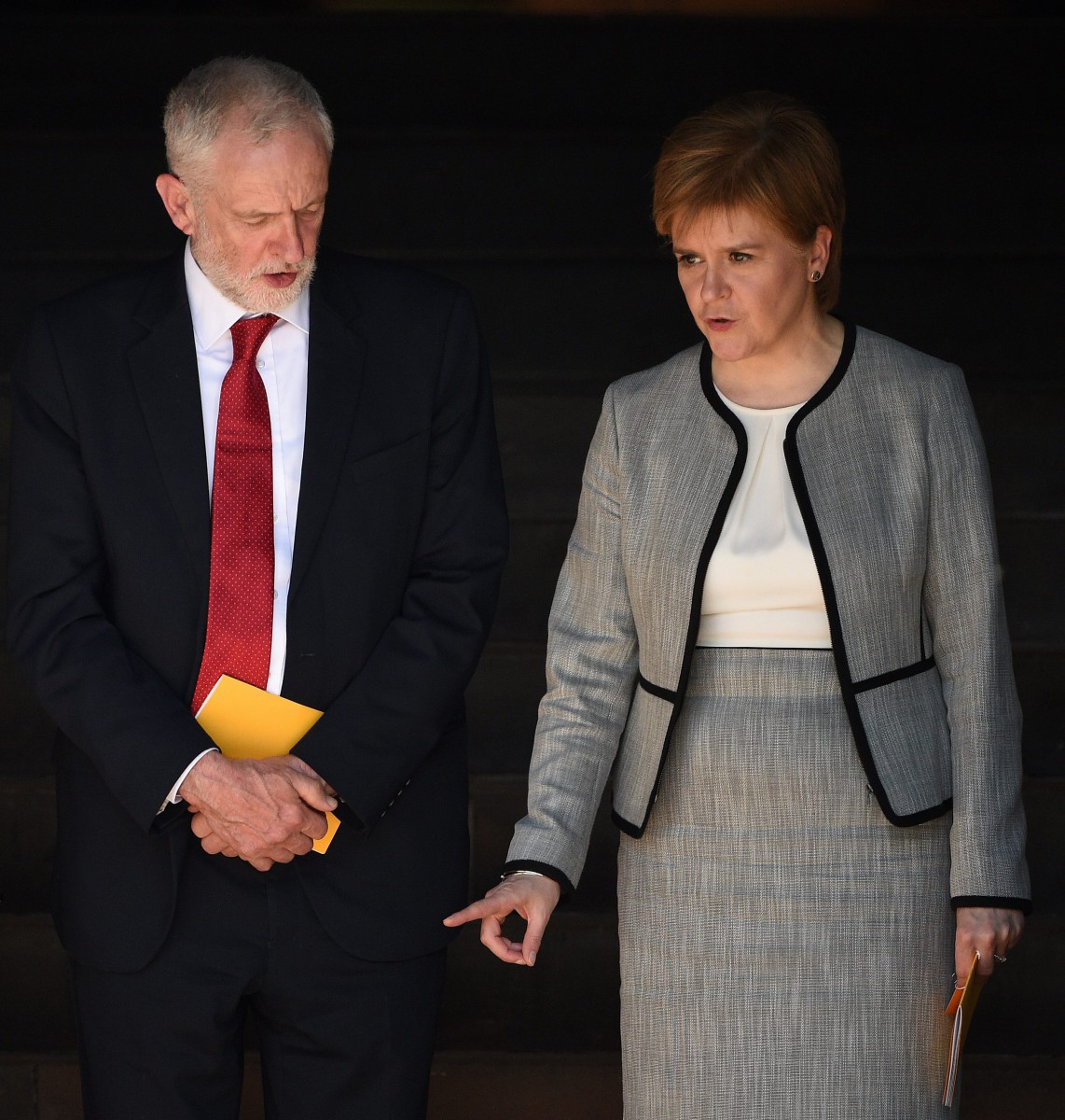If Mr Corbyn grabs power after doing a deal with SNP leader Nicola Sturgeon we will face a second referendum on Scottish independence