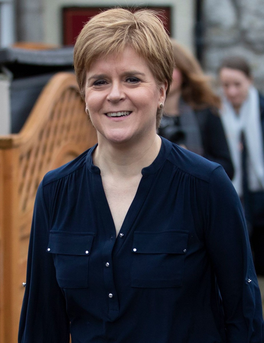 SNP boss Nicola Sturgeon came in at fourth, with eight per cent of the votes