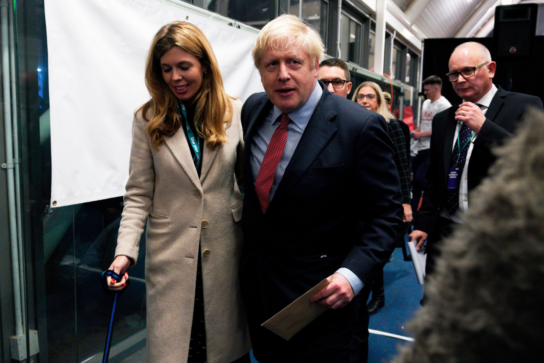 Carrie Symonds has been by the side of Boris Johnson throughout the election campaign