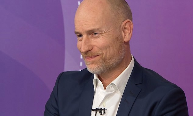 Stephen Kinnock gave a wry smile as his own father Neil's loss was referenced - with a Question Time audience member saying he could have done better than Corbyn
