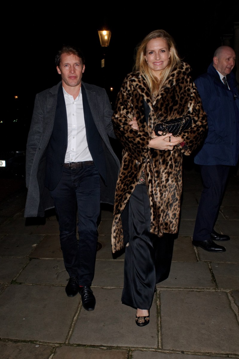Singer James Blunt and his wife Sofia Wellesley were among the A-listers