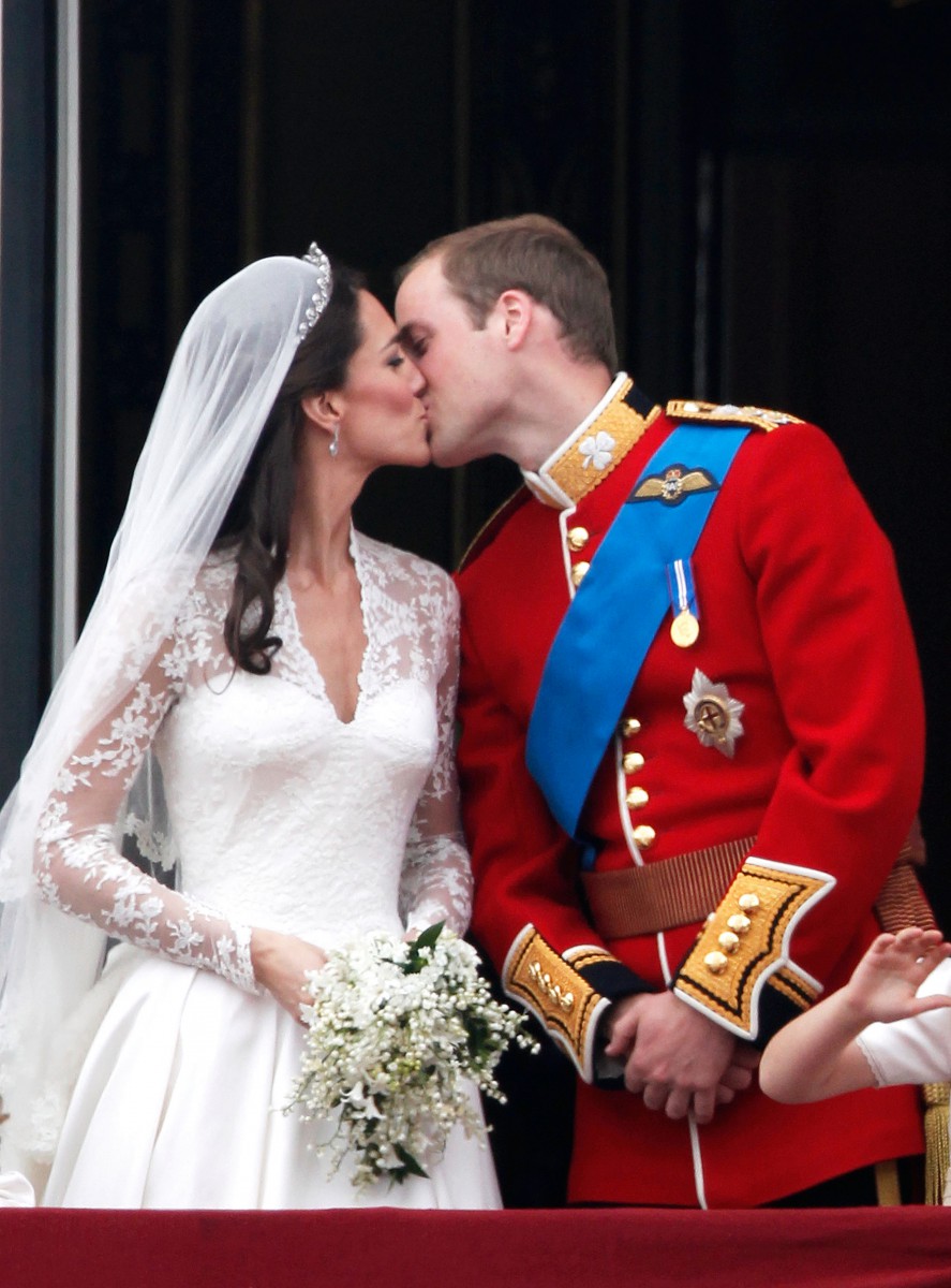 William and Kate kissing on the Buckingham Palace balcony took the young couple into the nations hearts
