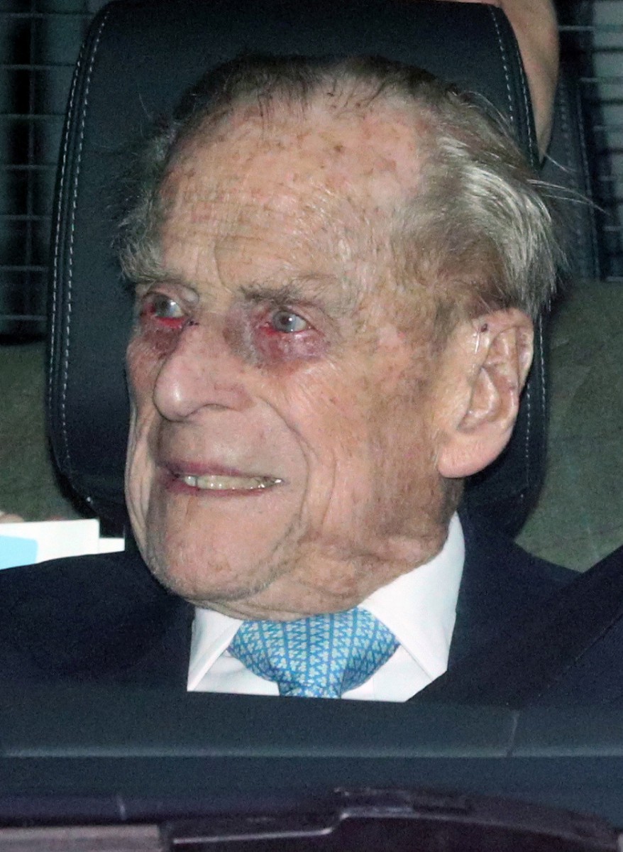 Prince Philip leaving the hospital yesterday after he was admitted last week, sparking fears he wouldn't be spending Christmas with the Queen