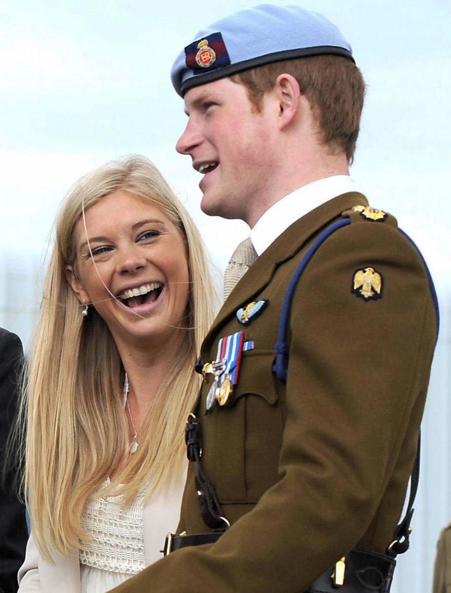 Chelsy was a loyal girlfriend to Harry and watched his passing out parade 