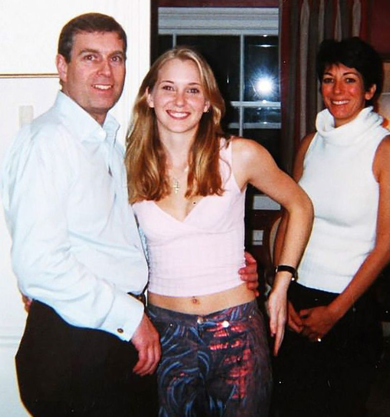 Ghislaine Maxwell was pictured with Prince Andrew and a 17-year-old Virginia Roberts