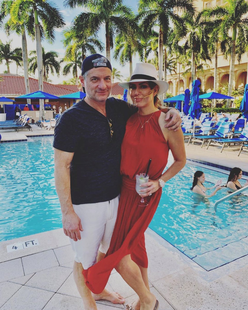 Kelly and her fiance and Fox News correspondent Rick Leventhal spent much of the holidays in Florida