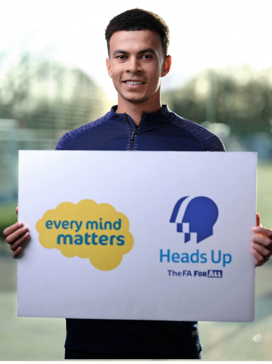Dele Alli also stars in the video which encourages viewers to set up a mind plan with simple steps to help improve mental health