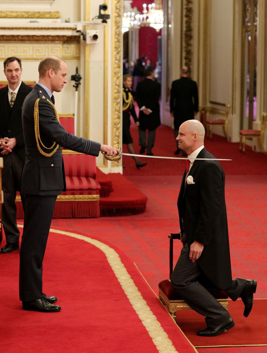 Prince William continued his royal duties today 