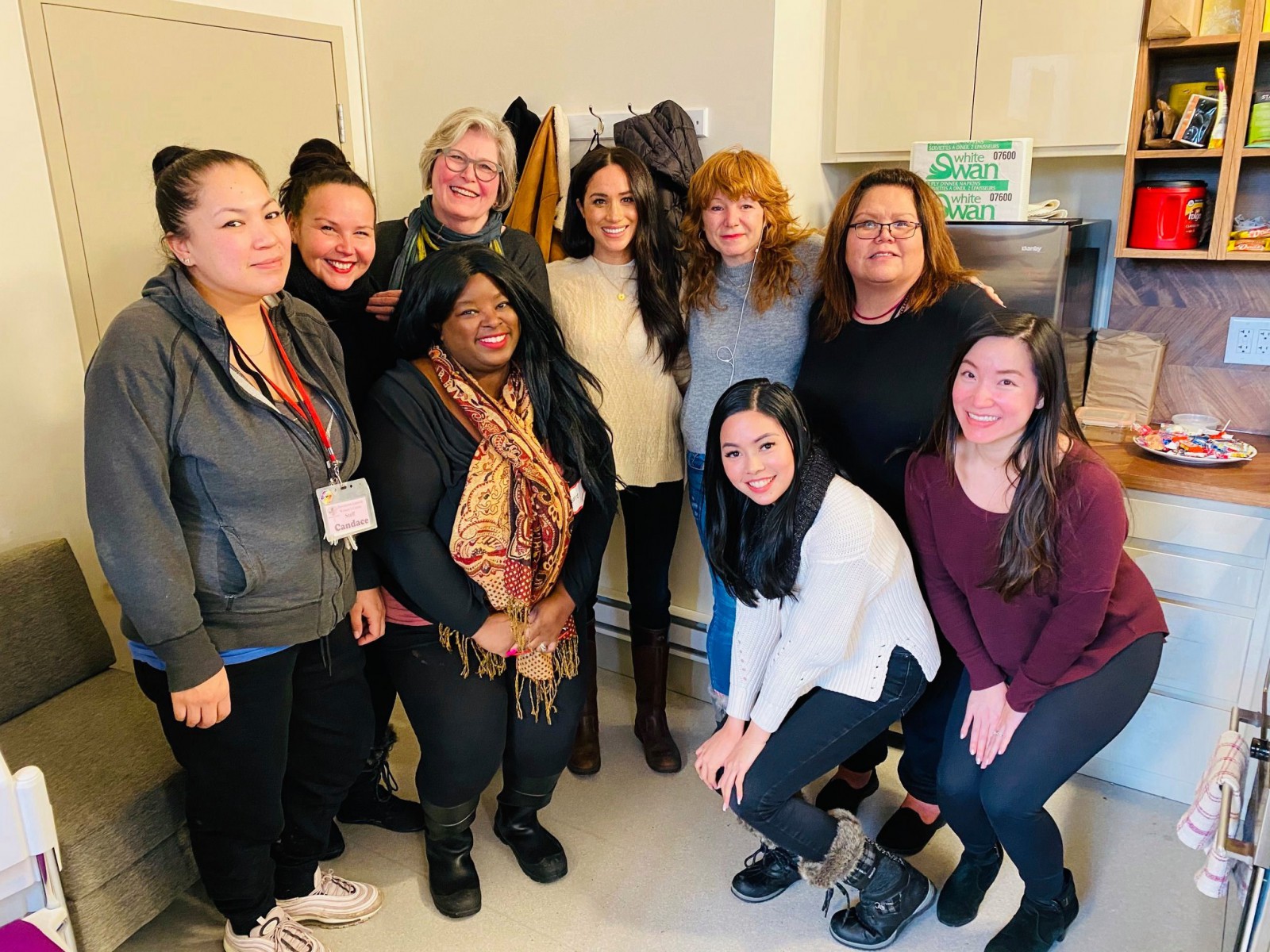The Duchess of Sussex was spotted for the first time yesterday, visiting a women's crisis centre in Canada