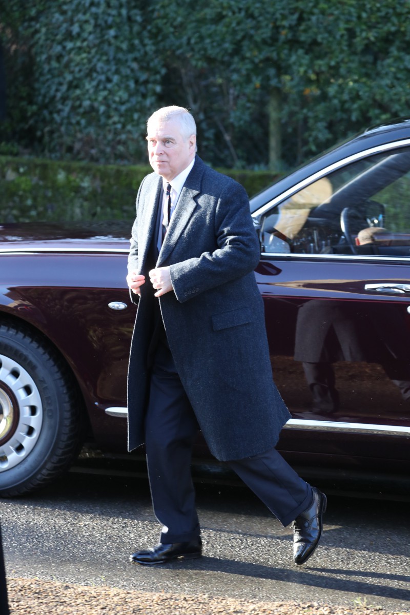Prince Andrew, who faced a storm of criticism over his friendship with Jeffrey Epstein, attended church with the Queen today