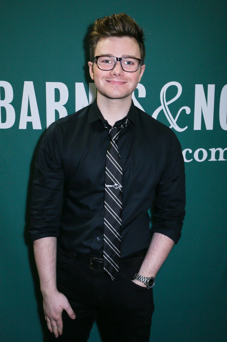 Fans are guessing the mythical beats is Glee actor Chris Colfer