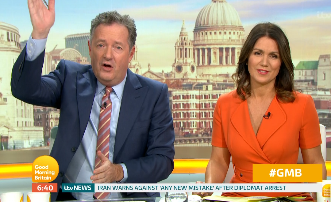 Piers Morgan blasted the Duke and Duchess of Sussex for leaving the royal family
