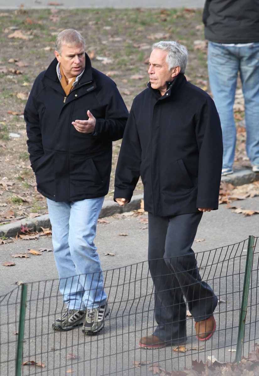 Prince Andrew and Jeffrey Epstein are seen together