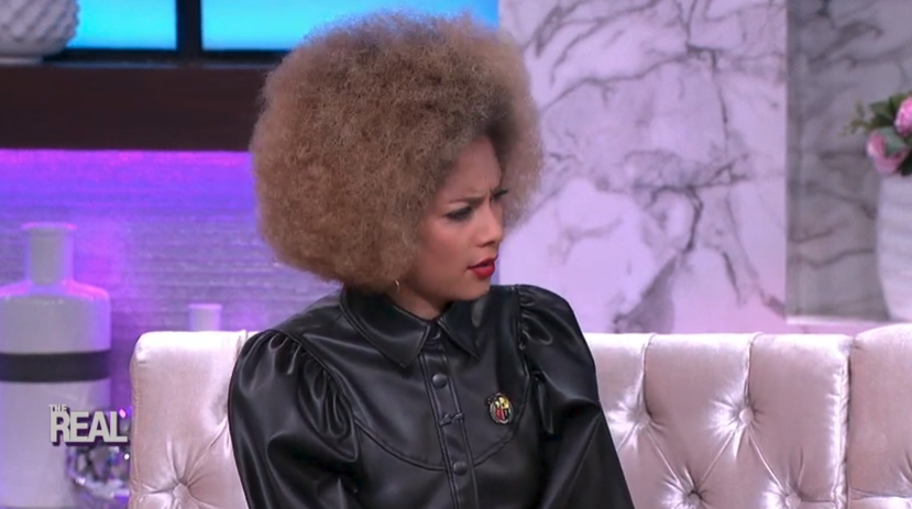 The Real host Amanda Seales asked him if he's involved with the show