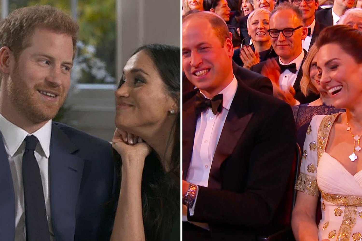 Meghan Markle and Prince Harry, Prince William and Kate Middleton