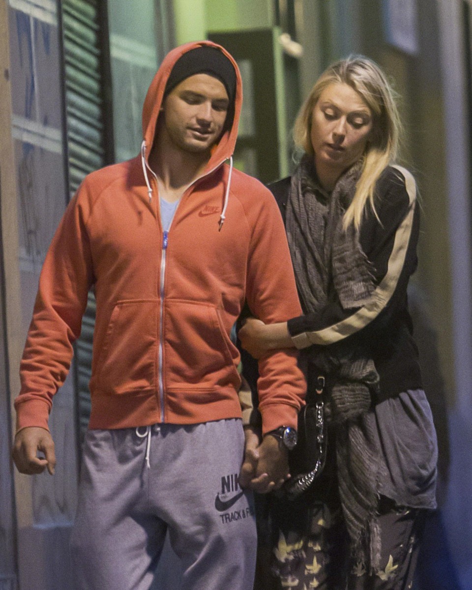 Sharapova and fellow tennis player Grigor Dimitrov dated for two years