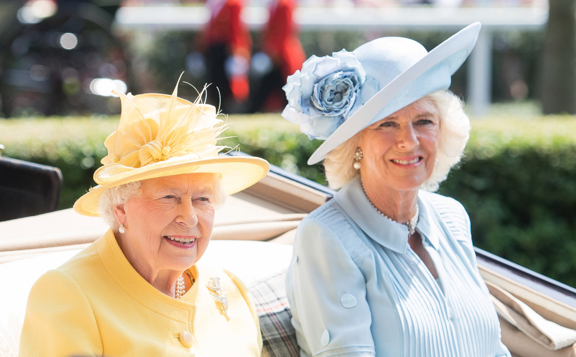 Camilla with Queen Elizabeth in 2017