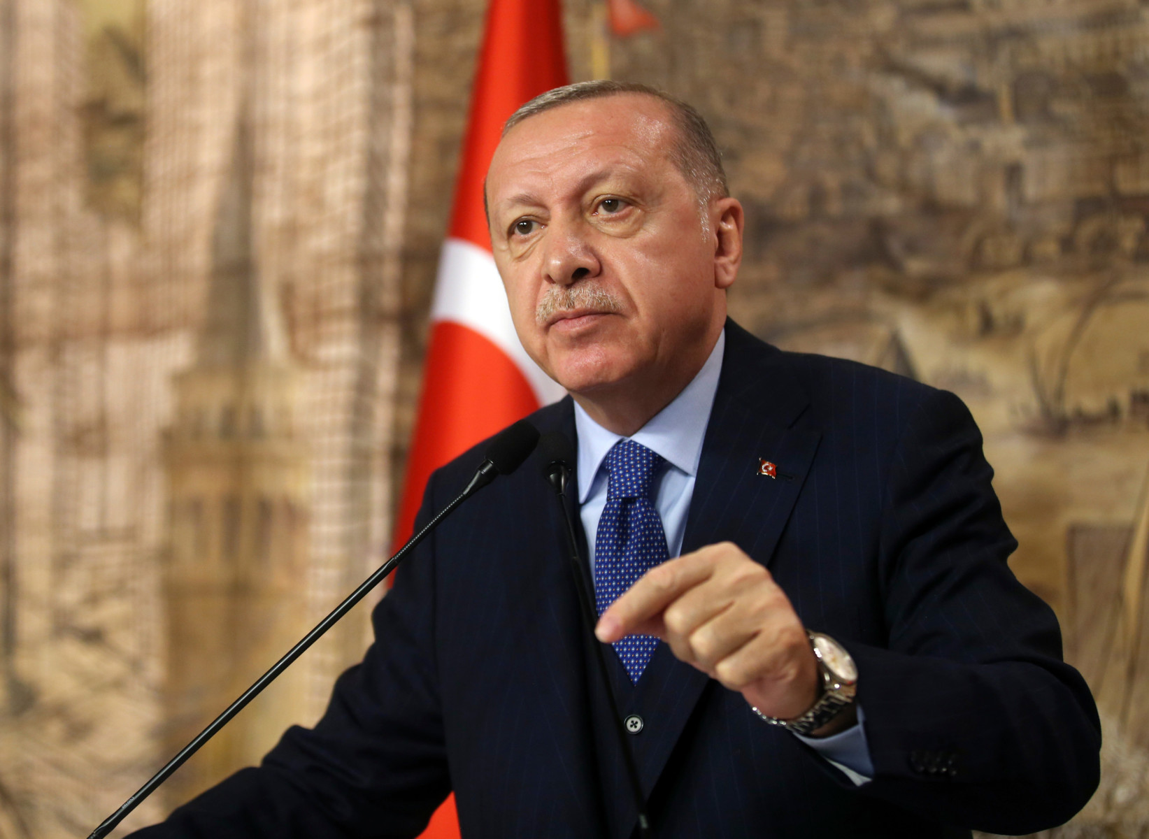Turkeys president Recep Tayyip Erdogan was also tricked by the jokers