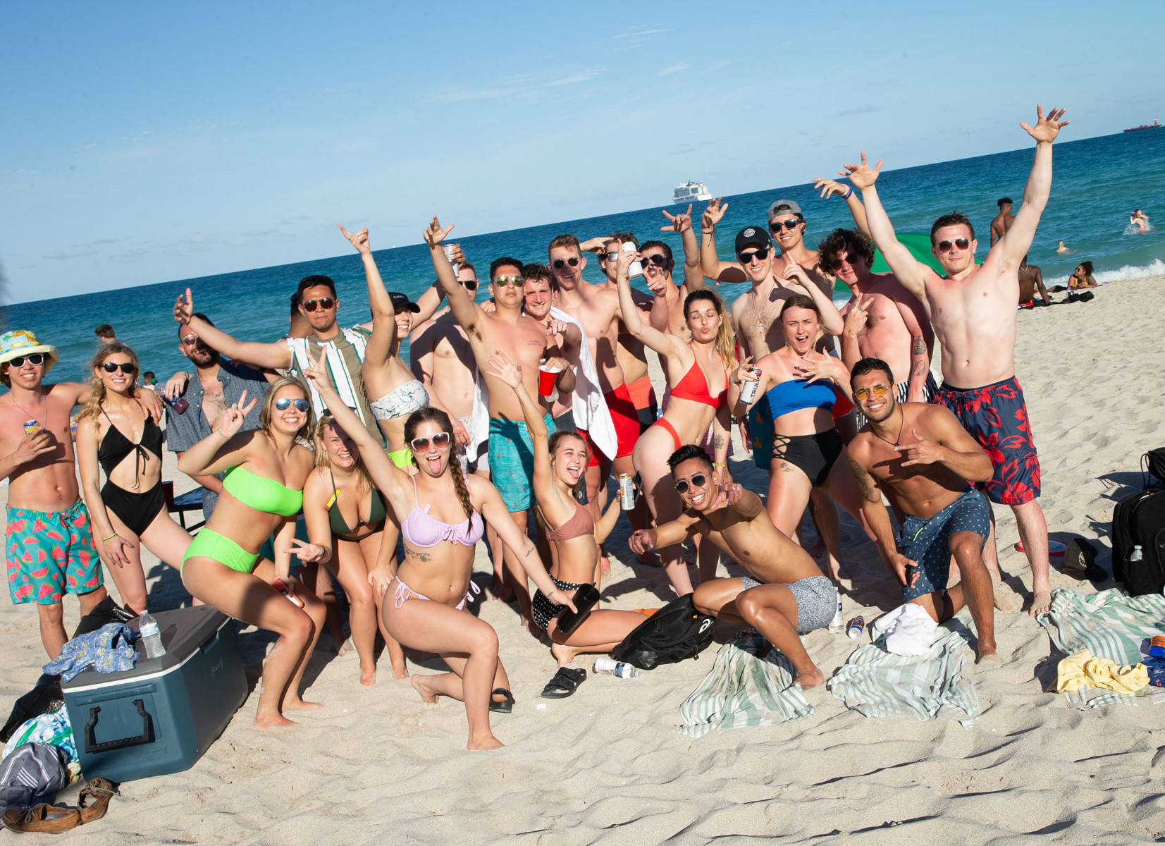 Many spring breakers have ignored pleas from officials to practice social distancing