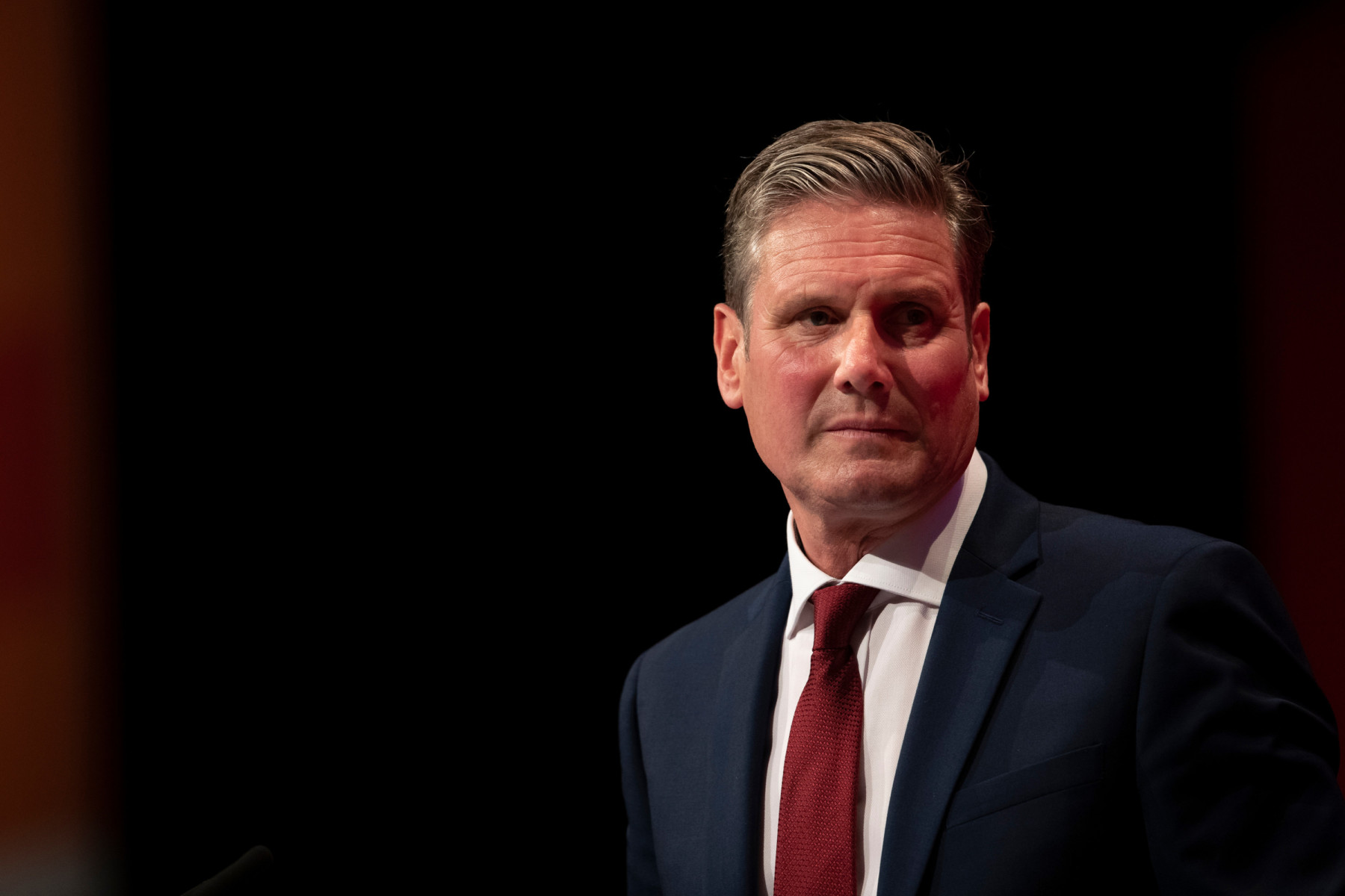 Politician Keir Starmer is tipped to be ahead of the leadership race