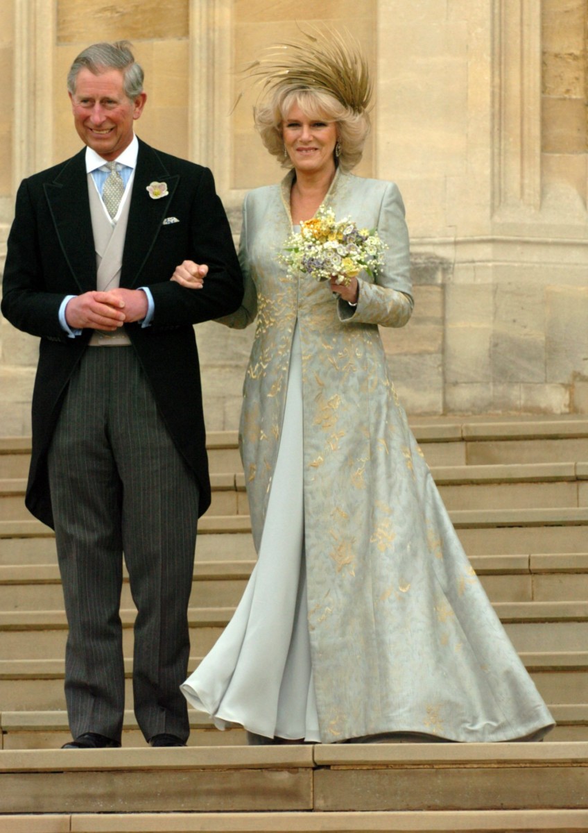  Camilla looked stunning on their wedding day at Windsor