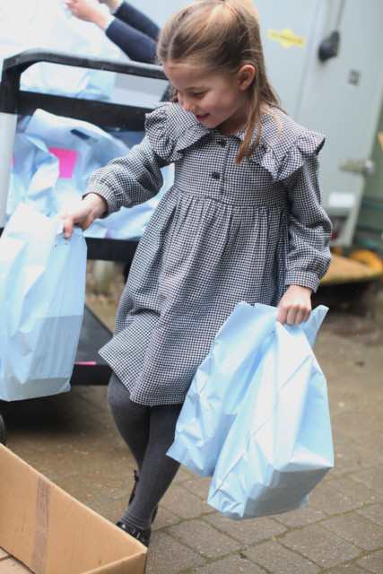 Princess Charlotte has been delivering homemade pasta to her local community during the lockdown